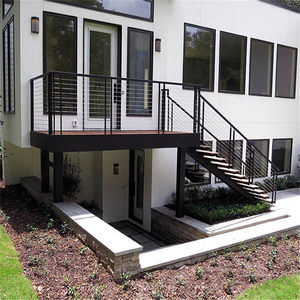 DAIYA — escalier moderne droit, avec escalier en bois et faisceau simple - Product Image 3