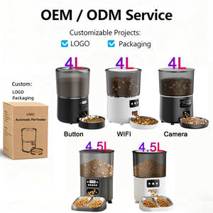 OEM 4L 자동 고양이 급식기 카메라 나이트 비전 WIFI 원격 앱 타이머 정량화 플라스틱 스마트 펫 급식기 TUYA - Product Image 6