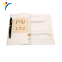 Carnet de Gratitude Personnalisé Pas Cher pour Enfants, Planificateur Quotidien, Journal Intime, Impression Offset, Carton Kraft Duplex, Couverture Souple, Reliure Parfaite