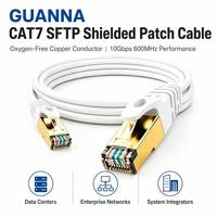 Cable de Red Ethernet Cat7 SFTP de 10 Gbps con Doble Blindaje, Cobre Puro para Entretenimiento en Hogares Inteligentes, Compra al por Mayor