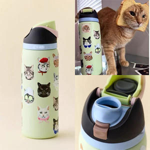 Nueva Taza de Regalo con Diseño de Frutas, Acero Inoxidable SS304, Portátil, Libre de BPA, Botella de Agua Aislada con Pajita para Beber - Product Image 4