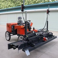 Machine de nivellement laser à quatre roues en béton, équipée d'un moteur et autres composants, garantie 1 an, adaptée à la construction