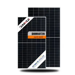 Tier 1 Jinko Risen Trina panel surya 670W efisiensi tinggi Dahai energi terbarukan komersial 650W 660W 665W 670W pv panel surya