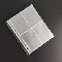 Pochette de classement A5 A6 en PP sans acide, 6 anneaux, transparente, qualité archivage, pour organiser l'argent, esthétique Y2K, cadeau pour agenda