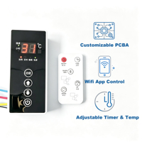 Thermostat intelligent Tuya pour chauffage avec contrôle par application - Thermostat WiFi programmable pour chauffage électrique