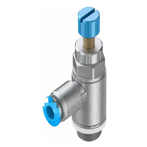 GRLA-1/<span class=keywords><strong>2</strong></span>-QS-12wbr-RS-D 534344 Einweg-Durchflussregelventil Neu - Product Image 1