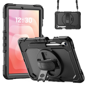 Funda protectora para tableta para Samsung TAB S8 S9 S10 S11 Ultra 14,6 X920 X910 X916 <span class=keywords><strong>X900</strong></span> X936, correa de mano de silicona para hombro, funda de película suave - Product Image 5