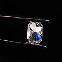 Diamante Cultivado en Laboratorio con Corte Radiante de Forma Elegante, CVD, Color D, Perforado con Láser, Excelente para Joyería, Certificado IGI, VVS, Venta al Por Mayor
