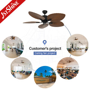 Ventilateur de plafond 1stshine Décoration de <span class=keywords><strong>restaurant</strong></span>/appartement/hôtel 52 pouces Ventilateurs de plafond de refroidissement en ABS - Product Image 5