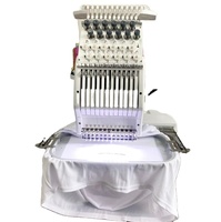 Machine à broder à tête unique, automatique, pour casquettes, t-shirts, vêtements, usage commercial, machine à broder informatique, ventes de fête