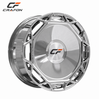 Jantes forgées CF 22 24 pouces 6x139.7 PCD 64.1 CB pour voitures particulières, compatibles avec les jantes de luxe BYD Yangwang U8