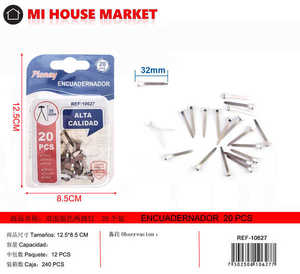 Pioney Chiodi a doppia punta 32mm 20pz Perni metallici per rilegatura Forniture per ufficio - Product Image 1