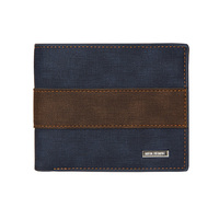 Dompet Pendek Pria Model Bifold Tipis Warna Hitam Trendy Vintage untuk Kartu Kredit, Grosir dari Guangzhou