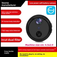Caméra réseau AISSEU Y18T HD 1080p à faible consommation, avec autofocus, fixation par pince, contrôle à distance par téléphone portable, vision nocturne infrarouge et détection de corps humain