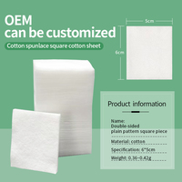 Nouvelles Lingettes en Coton Non Tissé à Haute Absorption avec Toucher Doux, Sans Peluches, pour le Nettoyage des Yeux et des Lèvres (200 Lingettes)