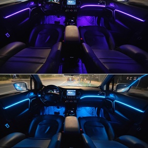 6 in 1 Universal RGB Style Free-collocation Ambient <b>Interior</b> Lighting Strip Kits <b>Car</b> Symphony <b>Led</b> Atmosphere <b>Lights</b> - Product Image 2