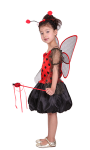 Vendita calda abiti da festa per ragazze costumi per Performance <span class=keywords><strong>di</strong></span> Halloween maliziosa coccinella fata - Product Image 5