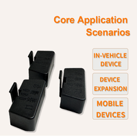 Universal OBD2 cubierta de polvo 16pin conector hembra PA66 conector de coche de nailon puerto de diagnóstico Protector gran oferta Bloqueo de pestillo obstrucción