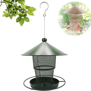 Mangeoire à oiseaux JH-Mech facile à suspendre, grande capacité de graines, mangeoires à oiseaux suspendues en métal robuste - Product Image 3