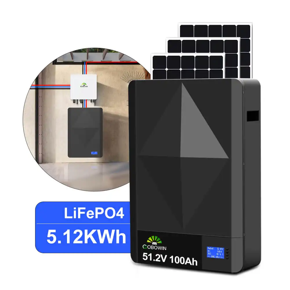 Ev güç duvara monte pil Lifepo4 güneş lityum pil 48v 200200ah 4.8kwh 5kwh 10kwh güneş sistemi için