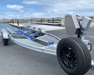 Remolques Marinos Personalizados para Embarcaciones, Capacidad de Carga de 3000 kg, Remolques para Embarcaciones con Ejes Dobles y Frenos, Remolques para Embarcaciones de Aluminio - Product Image 2