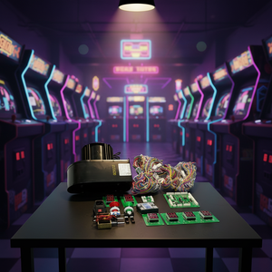 Fabrika Toptan Satış 2 Kişilik Langırt Oyun Makinesi Parçaları Jetonlu Atari Oyun Makinesi Langırt Seti Satılık - Product Image 3