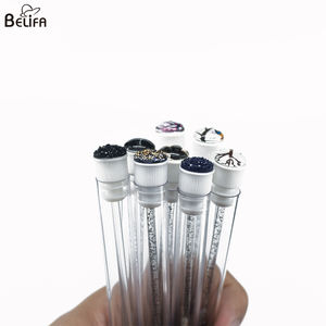 Hilda-mini brosse à cils jaune, <span class=keywords><strong>tube</strong></span> de bijoux, en silicone, baguette à mascara, <span class=keywords><strong>tube</strong></span> à <span class=keywords><strong>essai</strong></span> en plastique - Product Image 2