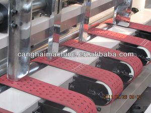 เครื่องพับและติดกาวกล่องกระดาษลูกฟูก 3 จุด แบบขายส่ง พร้อมระบบล็อคก้นกล่อง - Product Image 5