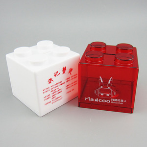 Hucha de Plástico con Forma Cuadrada, Contenedor para Monedas, Caja para Monedas - Product Image 4