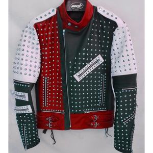 แจ็กเก็ตหนังผู้ชายสำหรับขับขี่ในเมืองแจ็กเก็ตซิปนุ่มสบายสำหรับสภาพอากาศหนาวเย็น - Product Image 1