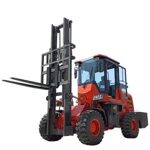 Laden En Stapelen Van Hydraulische Lift Truck, Vierwielaandrijving Cross-Country Heftruck