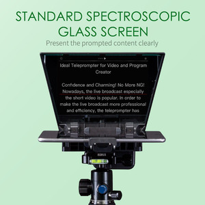 Feelworld tp2a 8 "HD teleprompter <span class=keywords><strong>Kit</strong></span> OEM nhà máy trực tiếp với điều khiển từ xa ống kính Adapter cho DSLR/điện thoại/máy tính bảng video sản xuất - Product Image 3