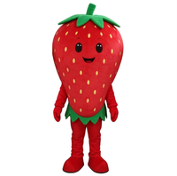Costumes de mascotte fraise rouge / Costumes de déguisement / Mascotte végétale