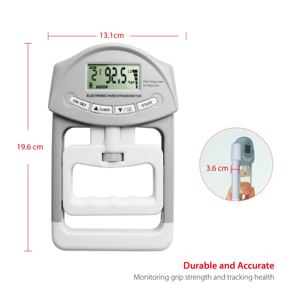 Lực kế đo sức mạnh tay điện tử kỹ thuật số tay nắm cho người lớn Grip strengthener Grip huấn luyện viên - Product Image 5