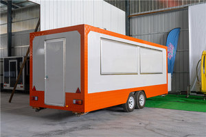 Camión de Comida Móvil con Diseño Personalizado, Remolque de Comida Rápida para Venta en la Calle, con Banco de Trabajo de Acero Inoxidable, para Pizza y Tacos - Product Image 6