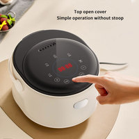 Meilleur Cuiseur à Riz Électrique Numérique Portable Mini Multifonctionnel Intelligent Automatique avec Cuve Intérieure Antiadhésive en Plastique de 1,8 L
