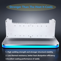Plaque froide électrique anodisée L6063-T5 refroidissement par eau GPU bloc refroidisseur de liquide plaque de dissipateur thermique produit métallique