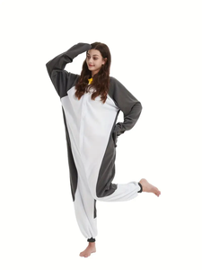 Nuevo Mono <span class=keywords><strong>de</strong></span> Felpa con Estampado <span class=keywords><strong>de</strong></span> <span class=keywords><strong>Pingüino</strong></span> 2025, <span class=keywords><strong>Pijama</strong></span> <span class=keywords><strong>de</strong></span> Animal <span class=keywords><strong>de</strong></span> Dibujos Animados para <span class=keywords><strong>Mujer</strong></span>, Ropa <span class=keywords><strong>de</strong></span> Dormir <span class=keywords><strong>de</strong></span> Franela, Pedido Mínimo 3 Piezas - Product Image 2