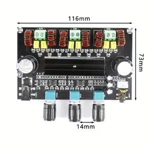XH-M573 TDA3116D2 High Power 2X80W+100W 2.1 Channel Digital Power Audio Amplifier Module