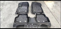Nouveaux Produits Tapis de Sol de Voiture de Luxe 5D Double Couche en Cuir pour Cobalt Ouzbékistan