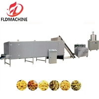 Extrudeuse de snacks soufflés en acier inoxydable pour maïs et riz, petite machine de fabrication de maïs soufflé à petite échelle 100-150 kg/h