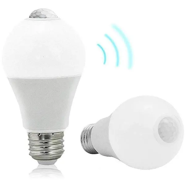 Ampoule LED e27 avec capteur de mouvement d'intérieur, lampes pour le sol, le couloir, 5W