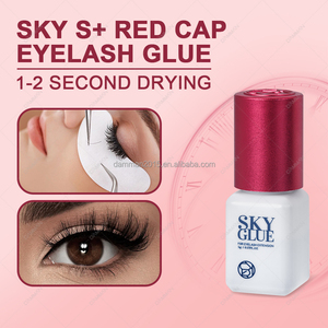Pegamento para Pestañas SKY S+ Red Cap, Secado Rápido en 1-2s, Larga Duración de 6-7 Semanas, 5 ML, Adhesivo Original SKY para Pestañas, Venta al Por Mayor - Product Image 4