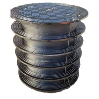 Couvercle de regard rond anti-compactation résistant à la corrosion pour travaux d'assainissement