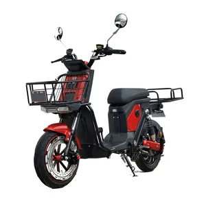 ce approved two wheel front and rear cargo rack for delivery box fast food pizza electric delivery scooter with pedal assisted