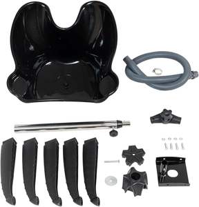 Bac à shampoing moderne de haute qualité en plastique, portable et mobile, avec tuyau d'alimentation en eau, pour usage en entrepôt - Product Image 6