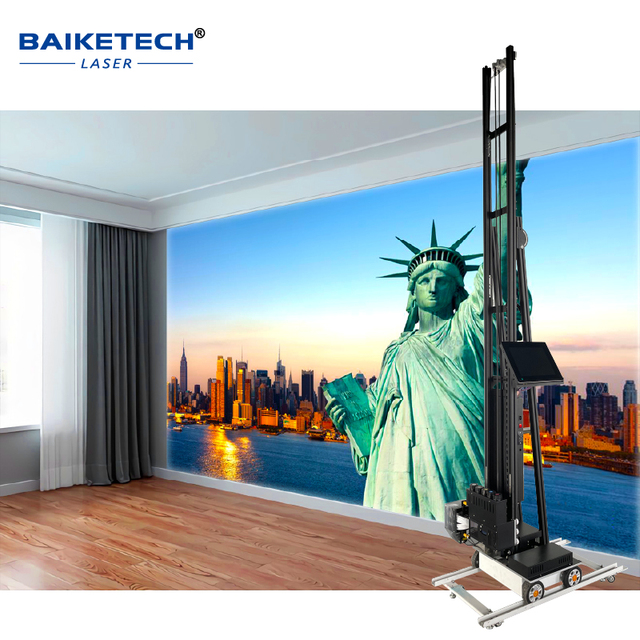 Automatic Digital Wall Painting Machine HD Picture UV Wall Printing Machine Low Cost for 3D Effect Vertical Wall Decor Printer