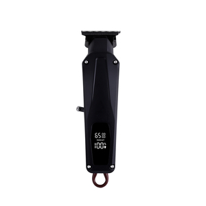 <span class=keywords><strong>Tondeuse</strong></span> à cheveux professionnelle pour hommes OEM/ODM, tête de <span class=keywords><strong>coupe</strong></span> en acier inoxydable, écran LCD, rechargeable par Type-C, <span class=keywords><strong>tondeuse</strong></span> à lame en T électrique - Product Image 1