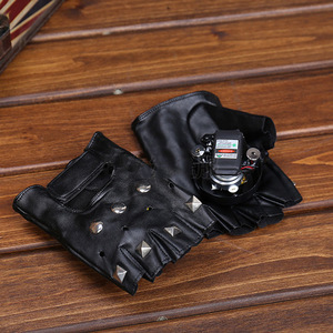 Gants laser demi-doigts avec lumière rotative, accessoires de scène unisexes - Product Image 4