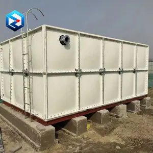 Water Treatment Square GRP 200m3 Large Water Storage Tank